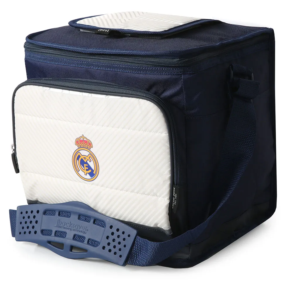 REAL Mjuk Bärbar Kylare 29.5x22.0x27.5 Cm, White / blue, One Size