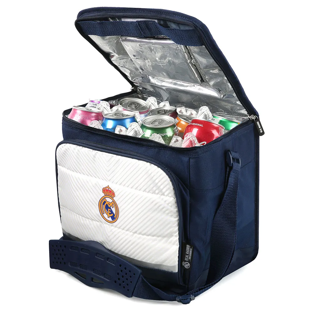 REAL Mjuk Bärbar Kylare 29.5x22.0x27.5 Cm, White / blue, One Size
