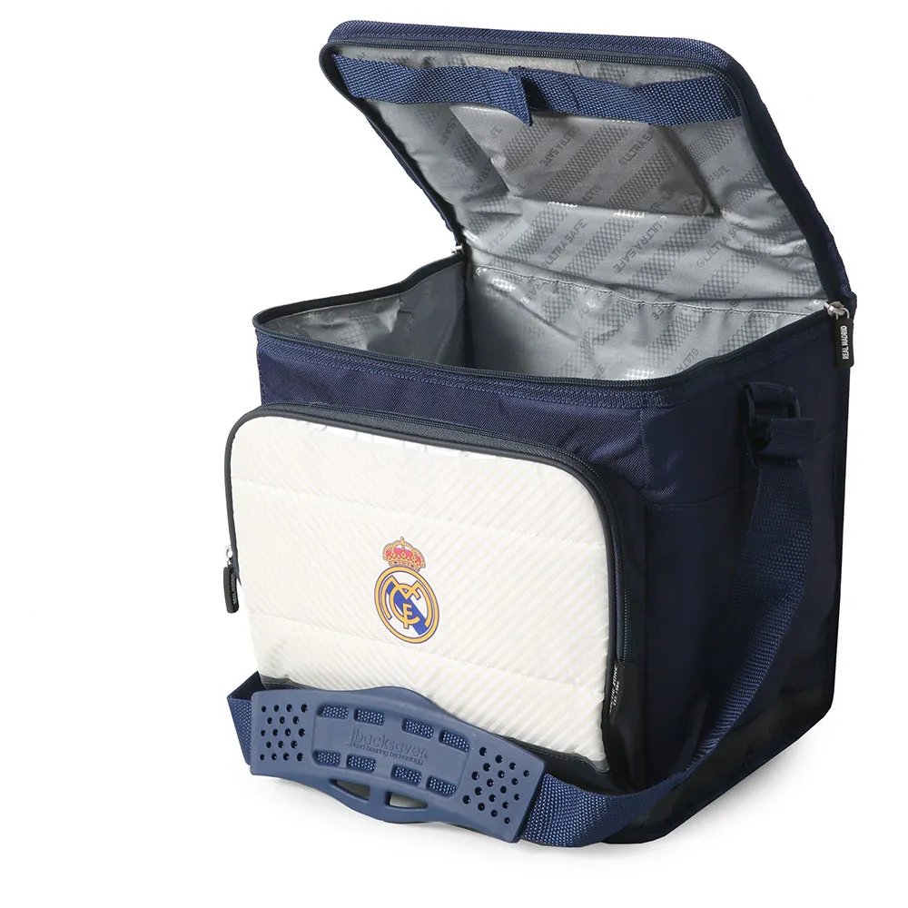 REAL Mjuk Bärbar Kylare 29.5x22.0x27.5 Cm, White / blue, One Size