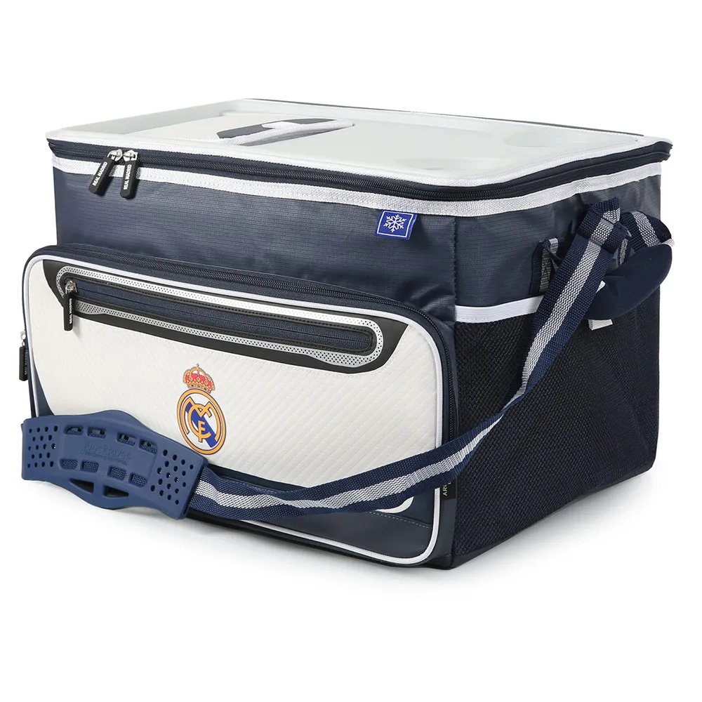 REAL Mjuk Bärbar Kylare 44.5x33.0x30.5 Cm, White / blue, One Size