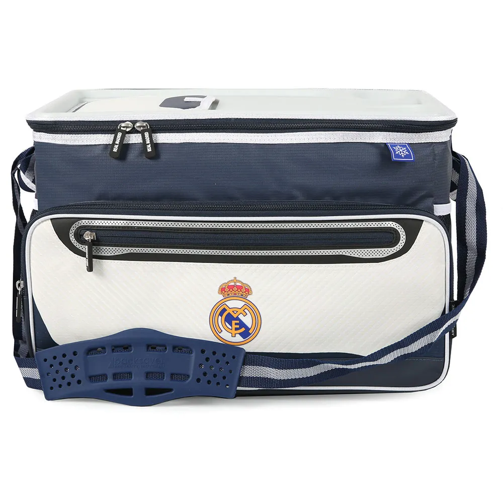 REAL Mjuk Bärbar Kylare 44.5x33.0x30.5 Cm, White / blue, One Size