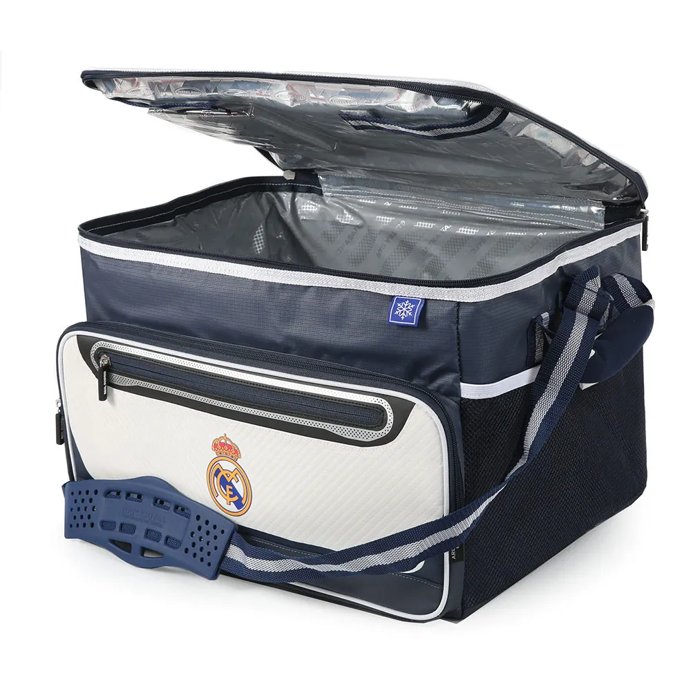 REAL Mjuk Bärbar Kylare 44.5x33.0x30.5 Cm, White / blue, One Size