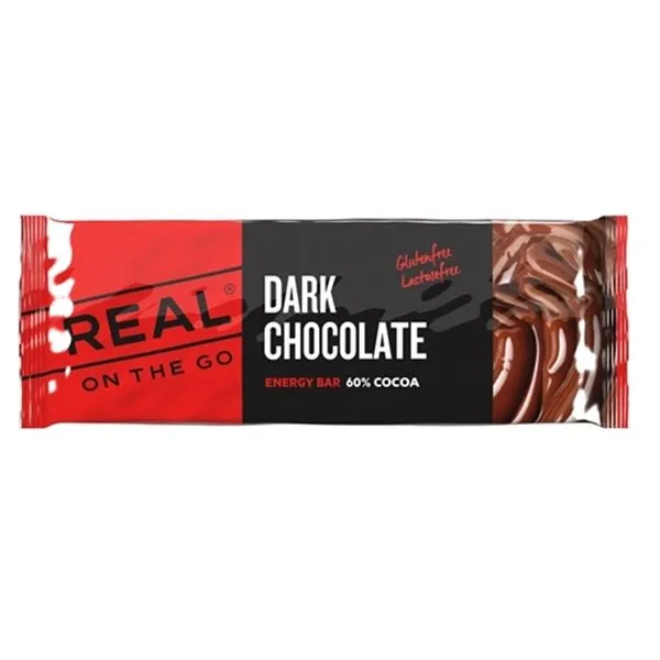 REAL On The Go Energy Chocolate 25 gram REAL On The Go Energy Chocolate 25 gram