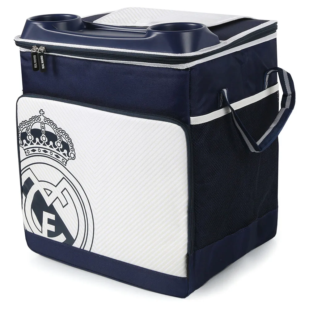 REAL Rullande Kylväska 34.00x27.9x35.1 Cm, White / blue, One Size