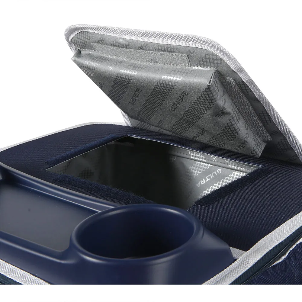 REAL Rullande Kylväska 34.00x27.9x35.1 Cm, White / blue, One Size