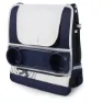 REAL Rullande Kylväska 34.00x27.9x35.1 Cm, White / blue, One Size