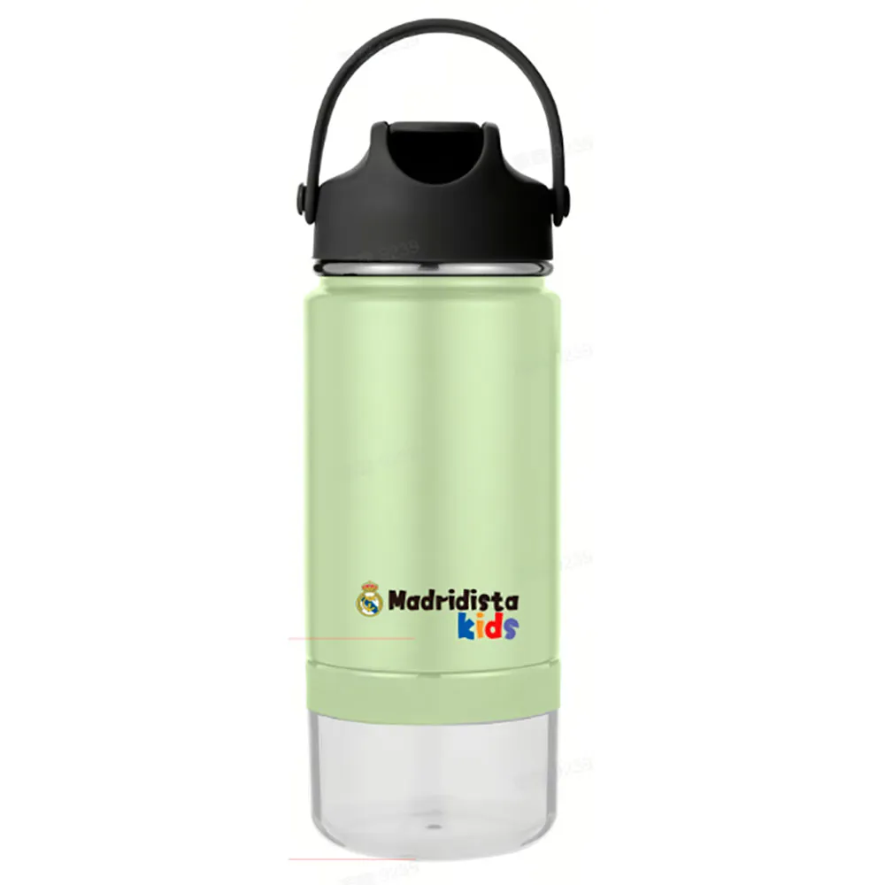 REAL Termosflaska För Barn 420ml, White / blue, One Size REAL Termosflaska För Barn 420ml, White / blue, One Size