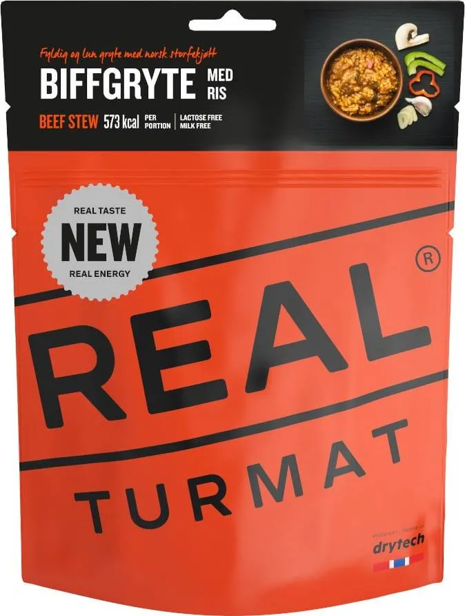 Real turmat Beef Stew, Orange, 500g