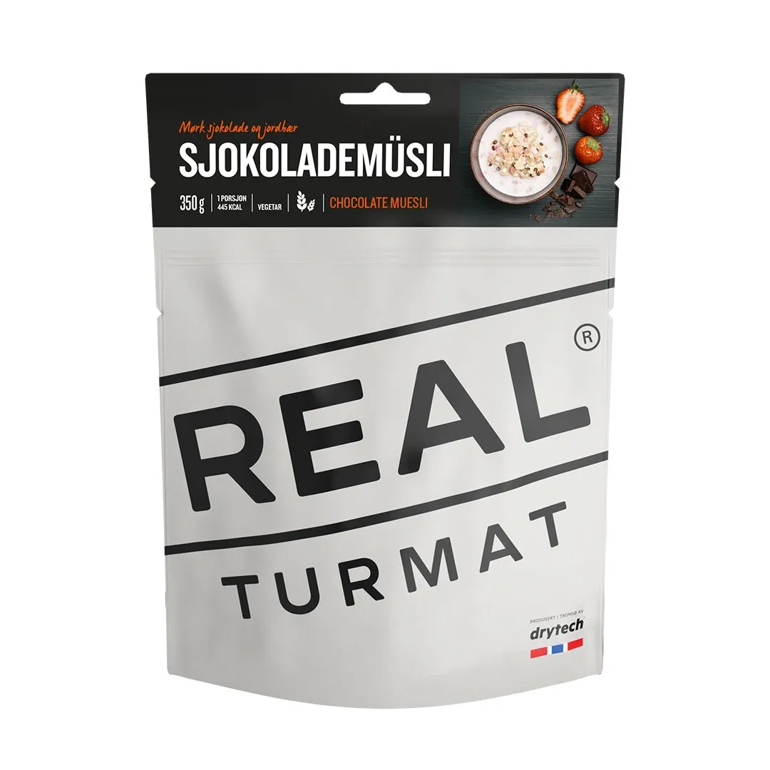 Real turmat Chokladmüsli 350g Frukost