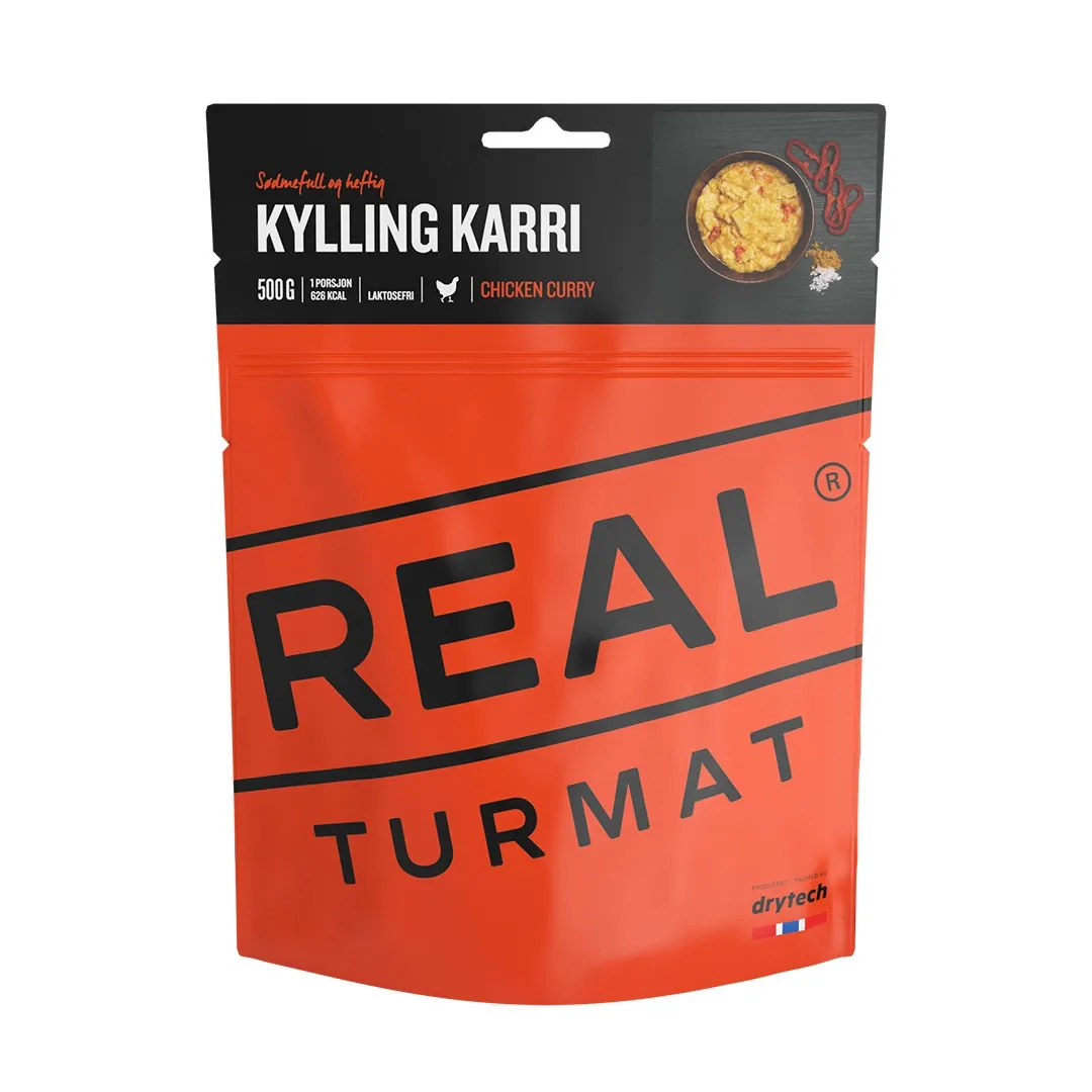 Real turmat Kylling Karri 500g Middag