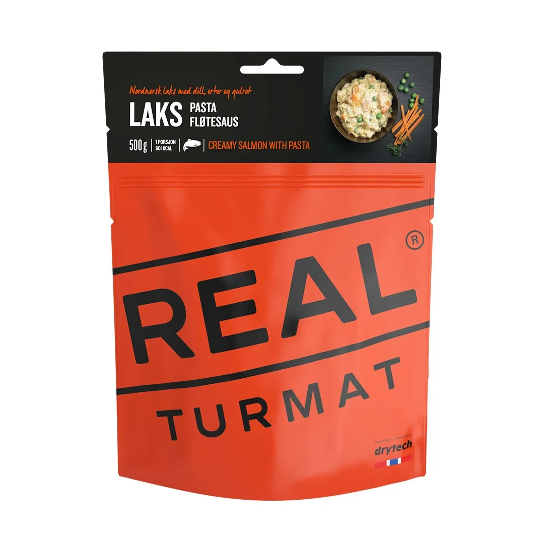 Real turmat Lax med pasta 500g Middag, Orange, 500g Real turmat Lax med pasta 500g Middag, Orange, 500g