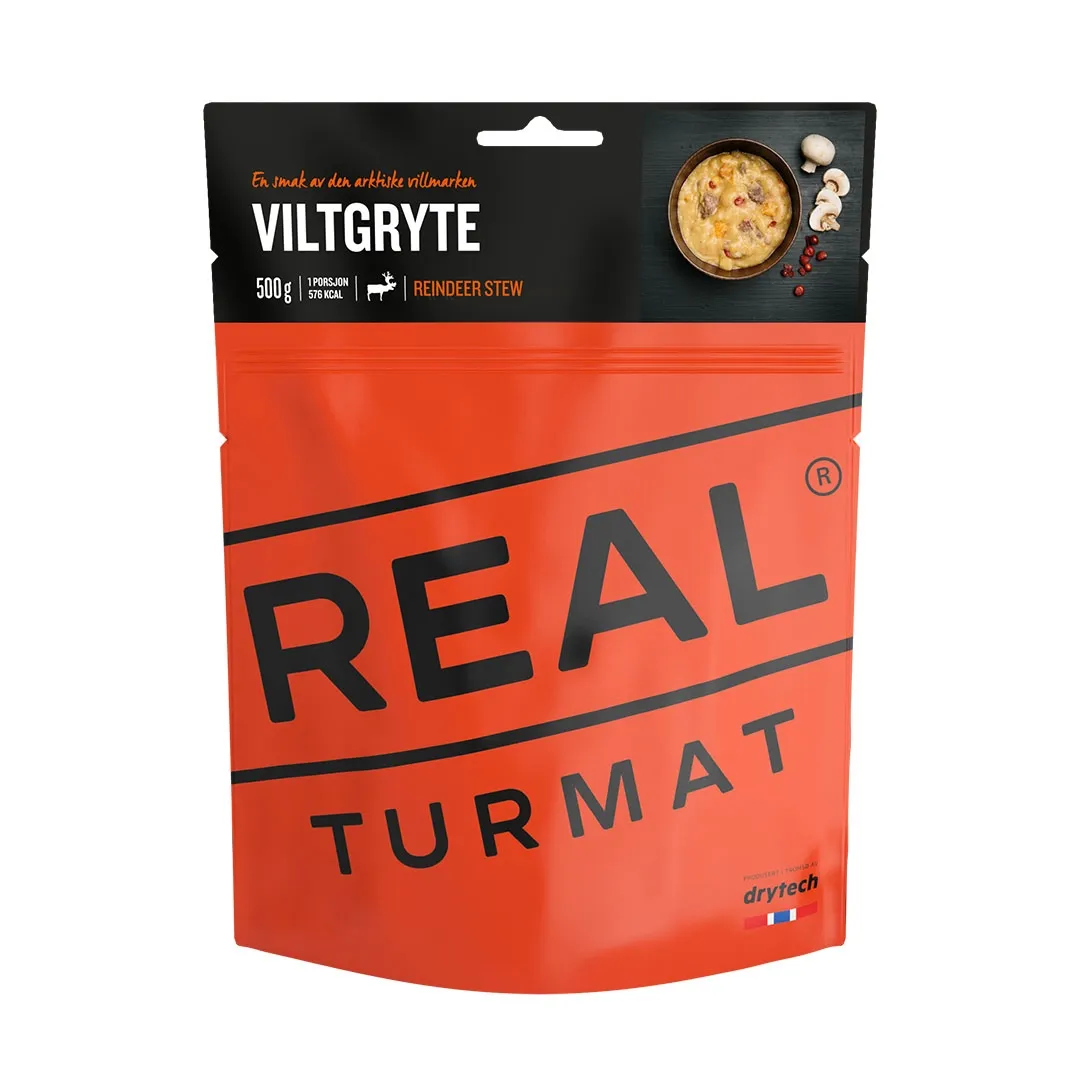 Real turmat Viltgryte 500g Middag Real turmat Viltgryte 500g Middag