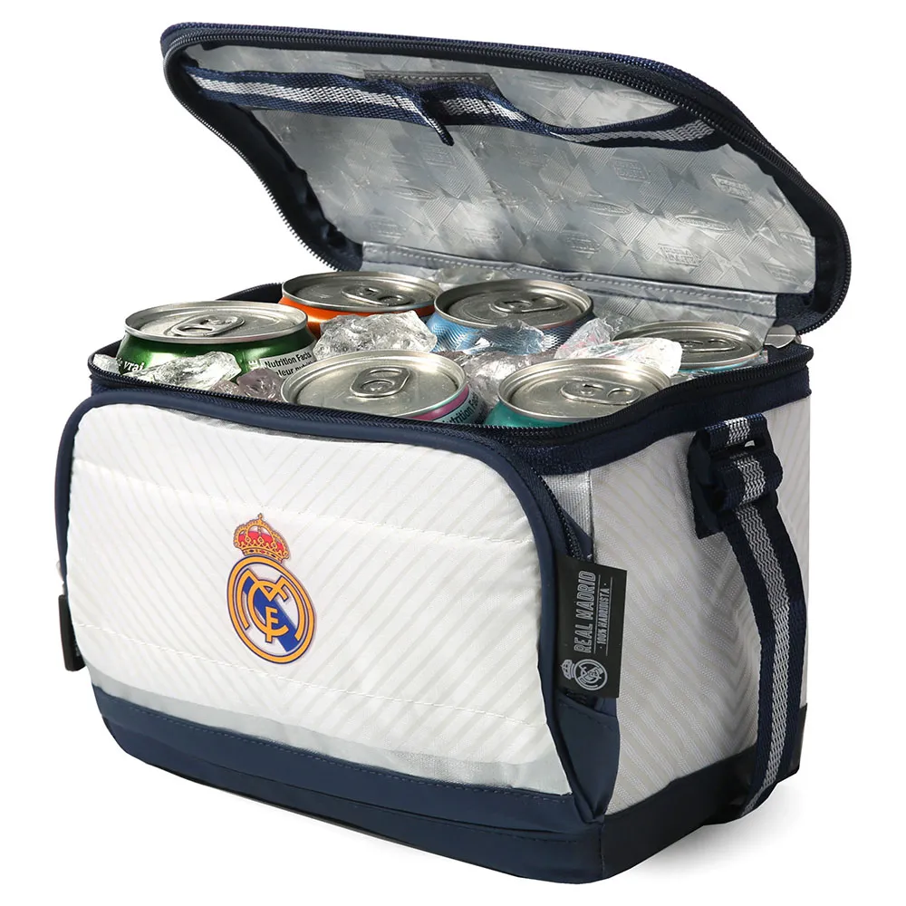 REAL Ultimate Mjuk Bärbar Kylare 24.13x16.51x16.51 Cm, White / blue, One Size