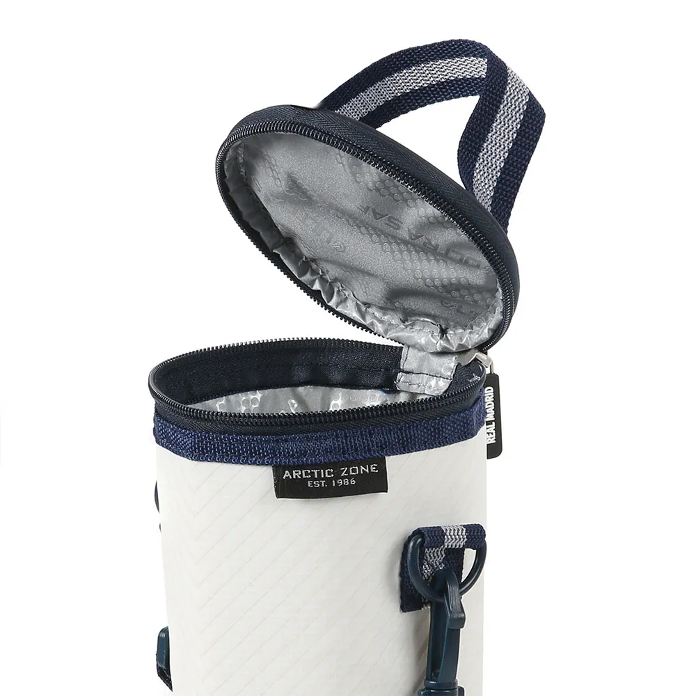 REAL Vattenflaskaöverdrag 11x11x32 Cm, White / blue, One Size