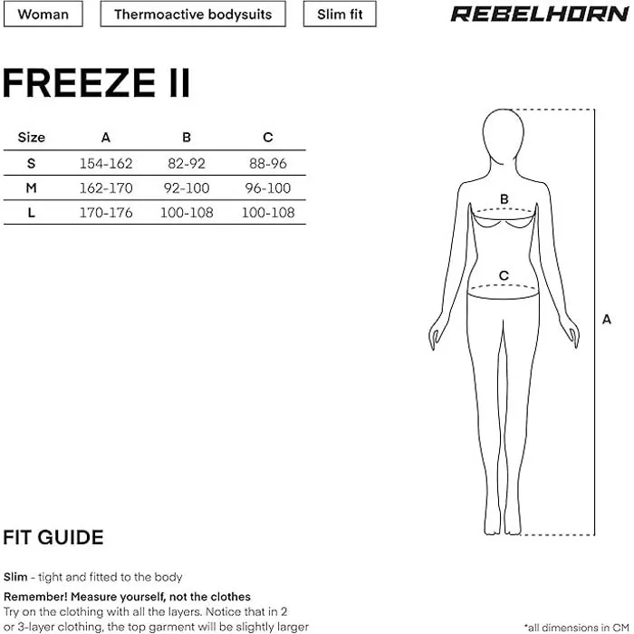 Rebelhorn Freeze Ii Body Långärmad Baslager