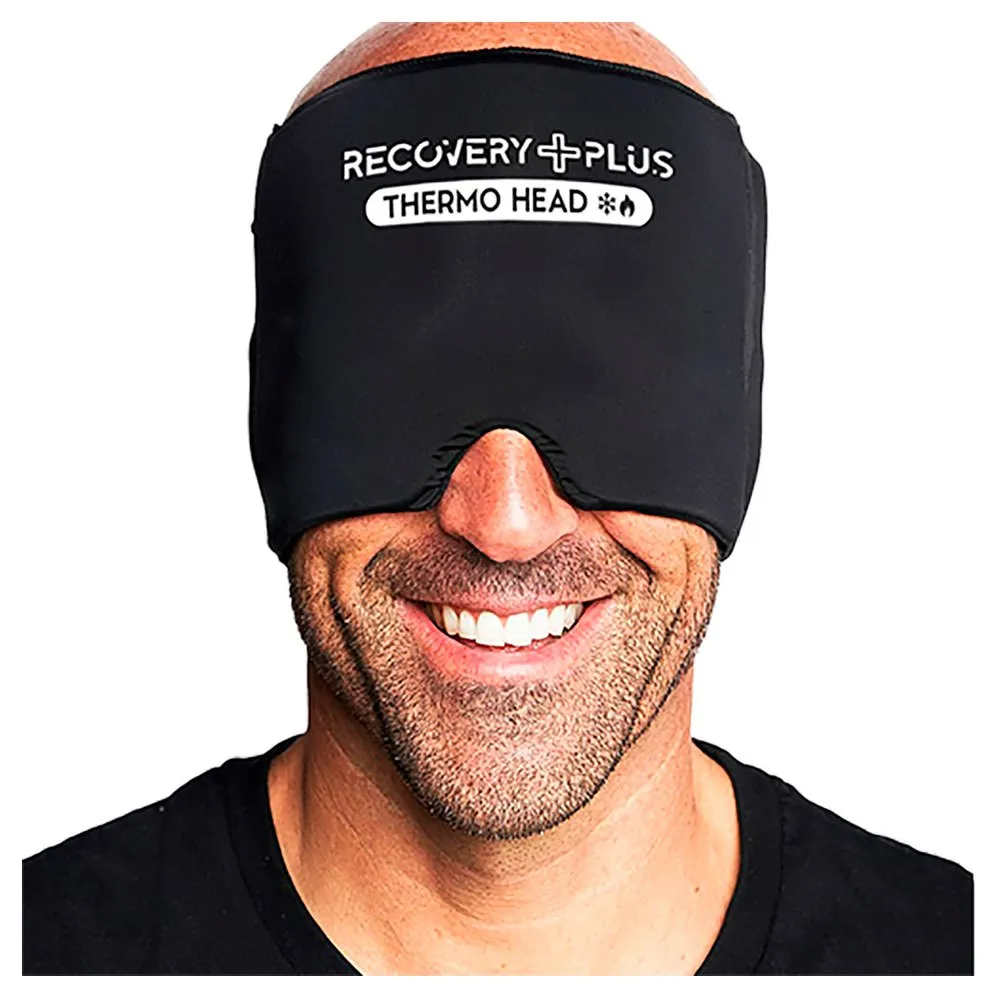 Recovery Plus Termisk Ansiktsmask, Black, 24 x 16cm