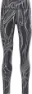 Reebok Women's Lux Perform Nature Grown Print Mid-Rise Leggings, Black