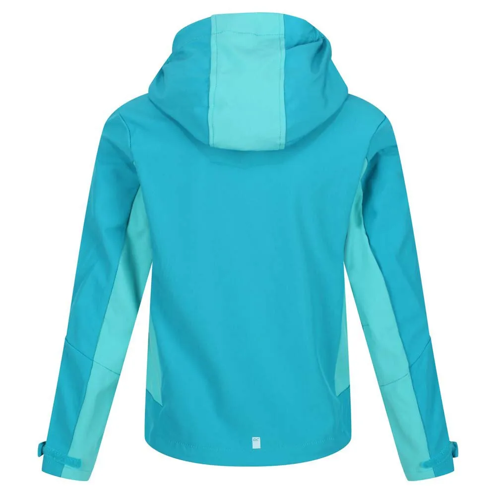 Regatta Acidity V Softshelljacka, Enamel / turquoise, 3-4Y
