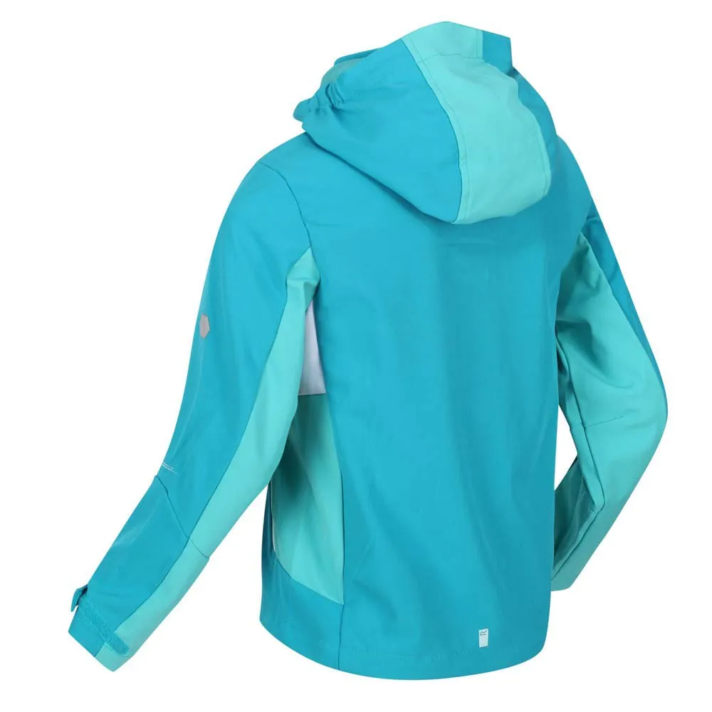 Regatta Acidity V Softshelljacka, Enamel / turquoise, 3-4Y