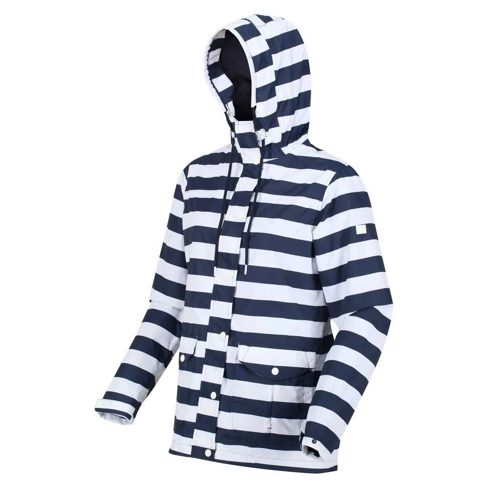 Regatta Bayarma Softshelljacka, Navy / white stripe