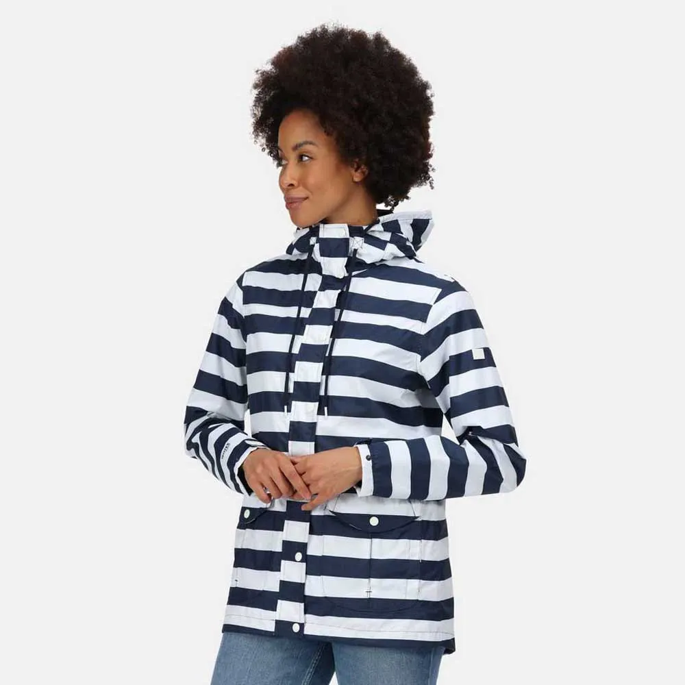 Regatta Bayarma Softshelljacka, Navy / white stripe