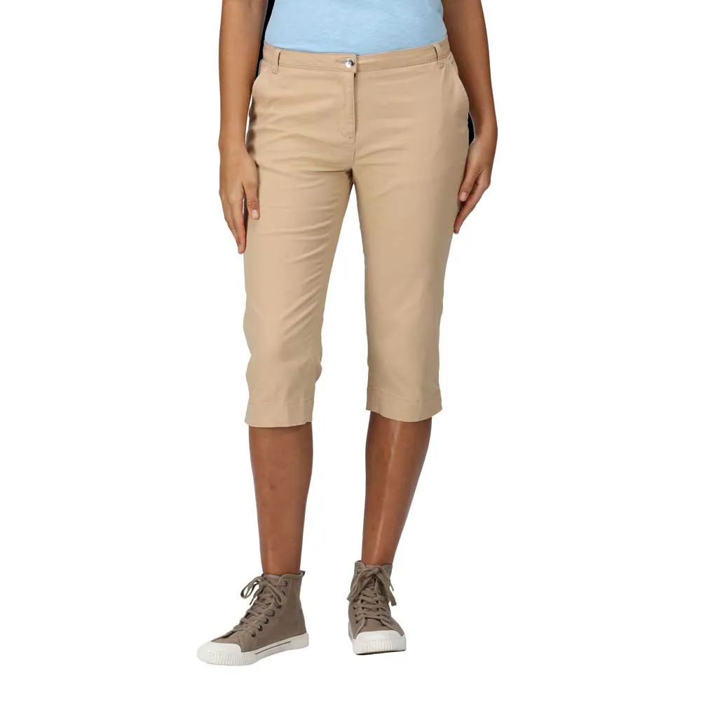 Regatta Bayla Capri 3/4-byxor, Sesame
