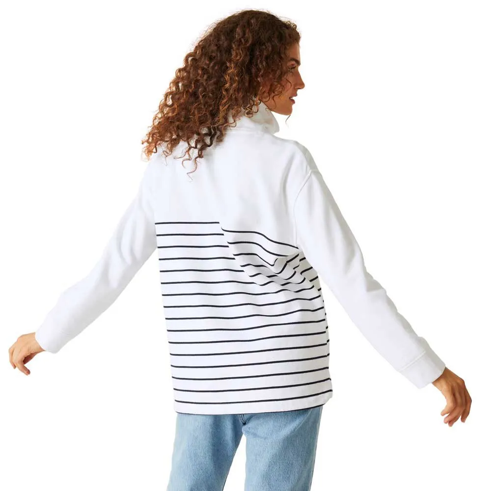 Regatta Bayletta Fleece Med Halv Dragkedja, White / navy Regatta Bayletta Fleece Med Halv Dragkedja, White / navy
