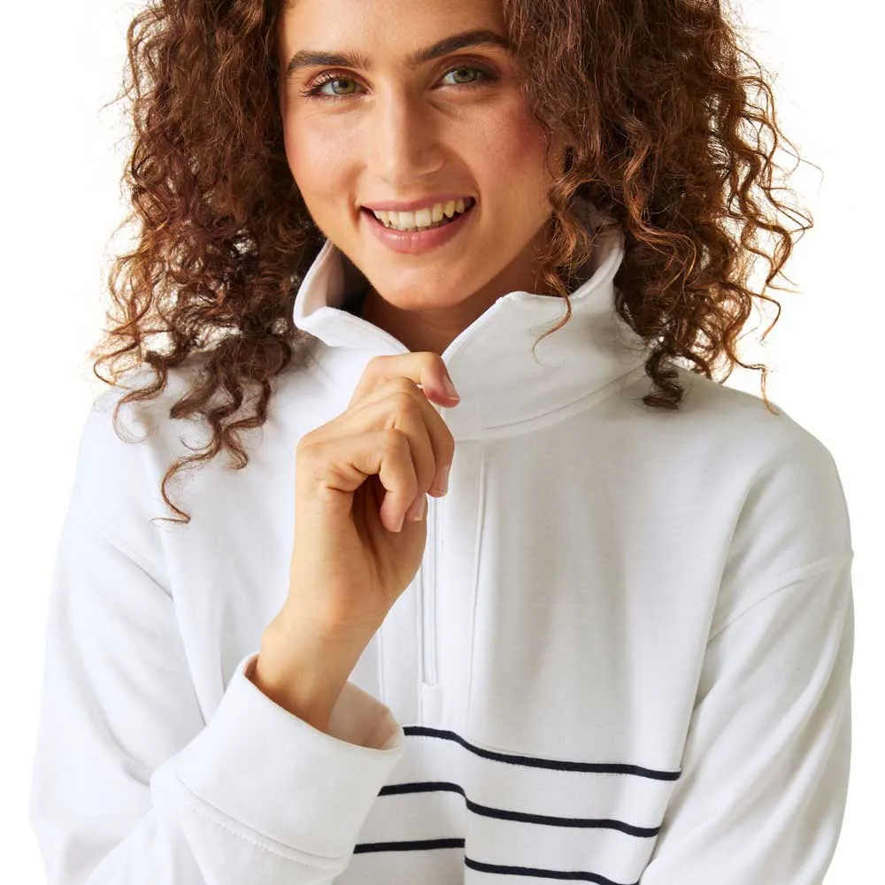 Regatta Bayletta Fleece Med Halv Dragkedja, White / navy Regatta Bayletta Fleece Med Halv Dragkedja, White / navy