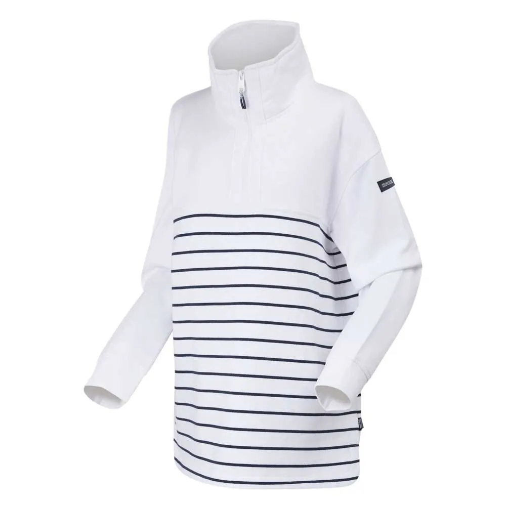 Regatta Bayletta Fleece Med Halv Dragkedja, White / navy Regatta Bayletta Fleece Med Halv Dragkedja, White / navy