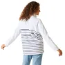 Regatta Bayletta Fleece Med Halv Dragkedja, White / navy