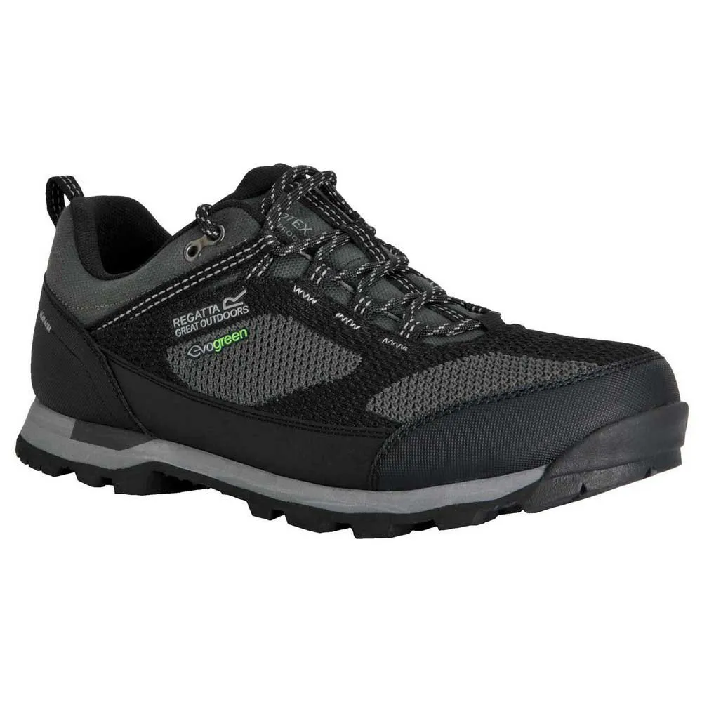 Regatta Blackthorn Evo Low Vandringsskor, Black / dark steel