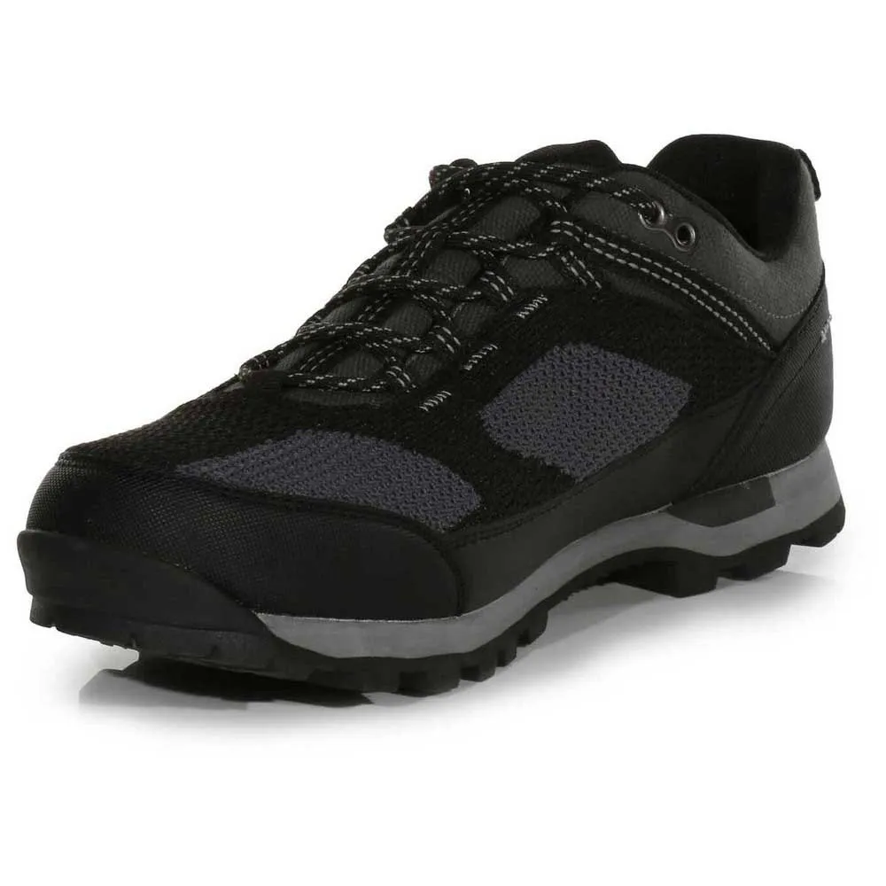 Regatta Blackthorn Evo Low Vandringsskor, Black / dark steel