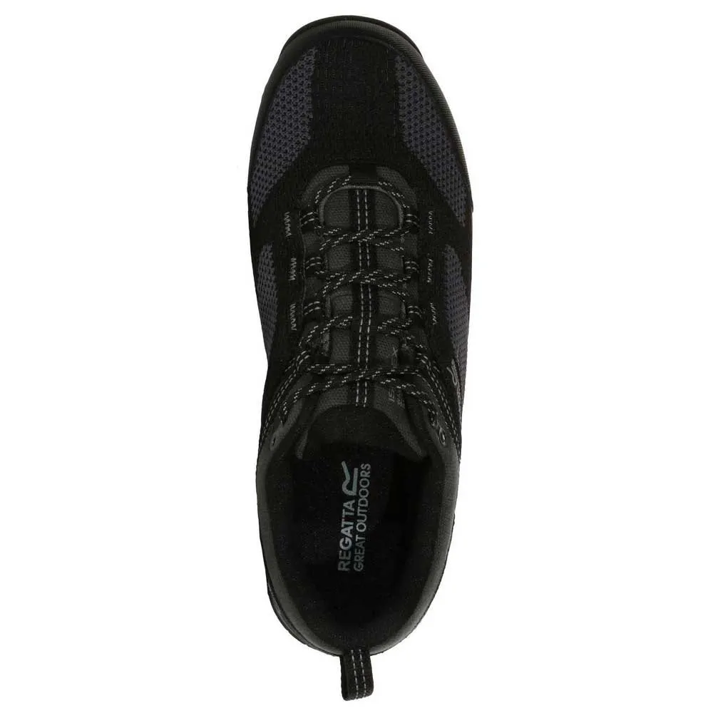 Regatta Blackthorn Evo Low Vandringsskor, Black / dark steel