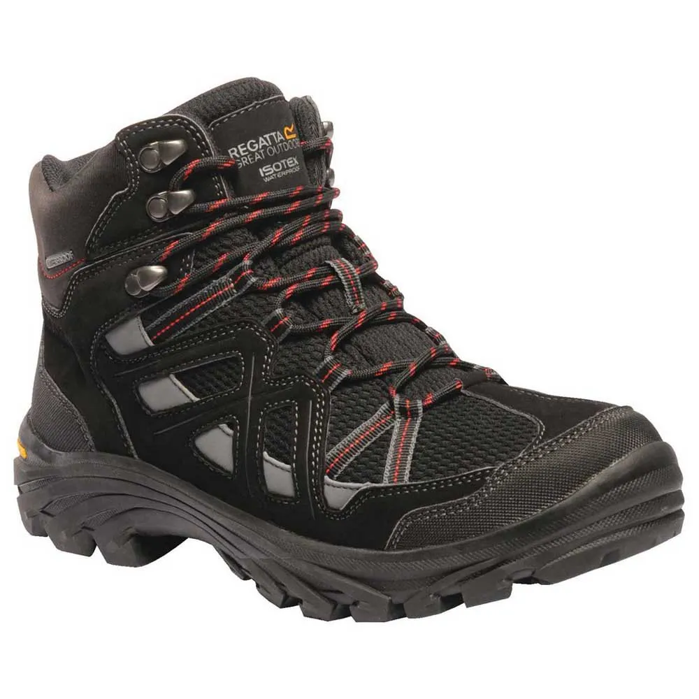 Regatta Burrell Ii Vandringskängor, Black / granite