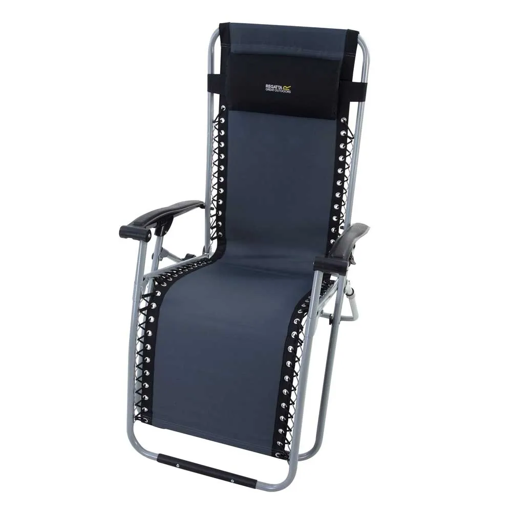 Regatta Colico Stol, Black / seal grey, 110 x 110 x 65cm