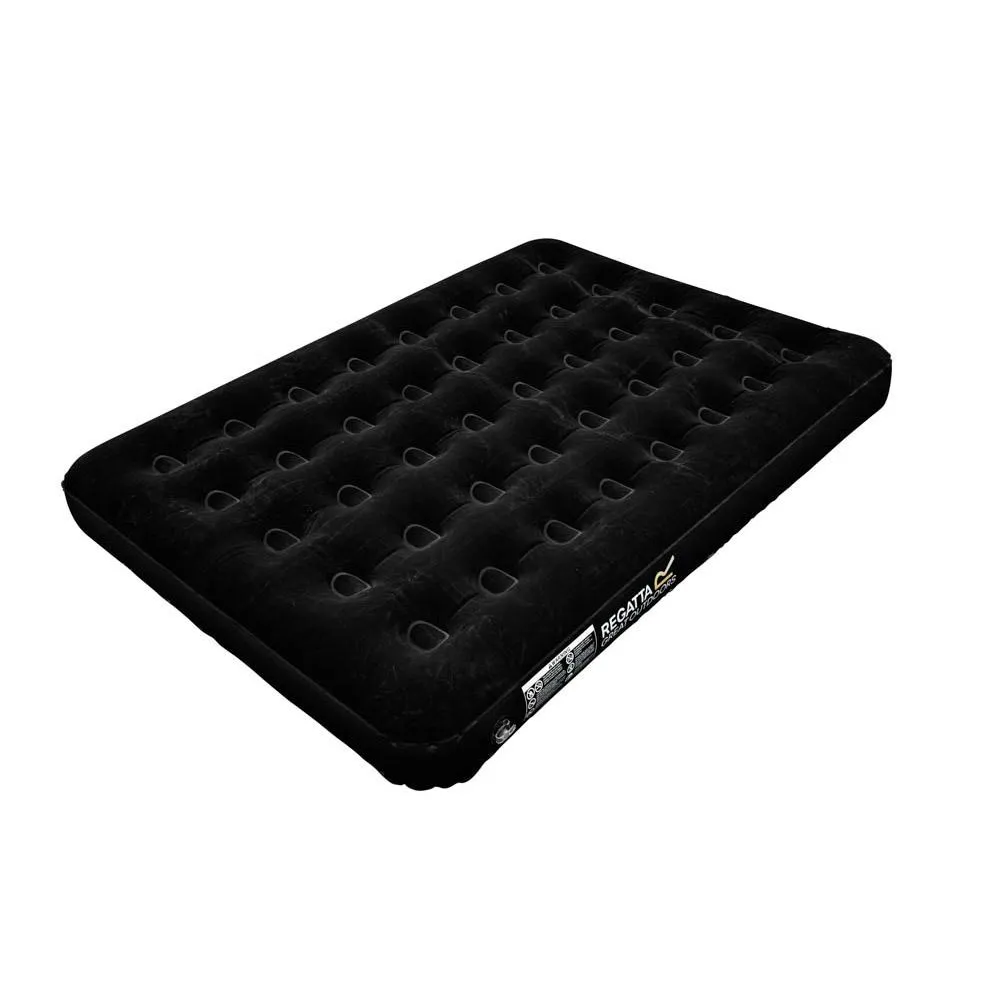 Regatta Flock Uppblåsbar Madrass Refurbished, Black