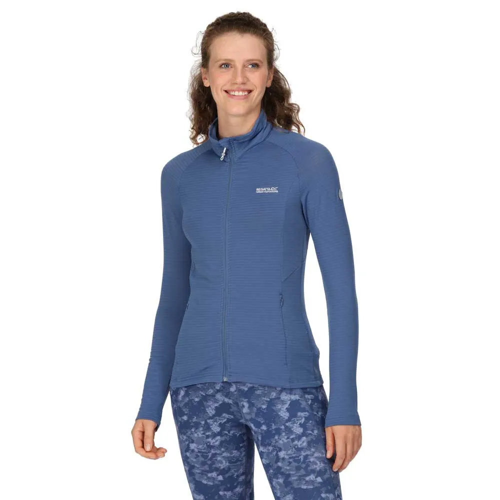 Regatta Highton Lte Ii Fleecejacka Med Dragkedja, Dusty denim