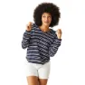 Regatta Minerve T-shirt Med Lång ärm, Navy / white