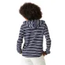 Regatta Minerve T-shirt Med Lång ärm, Navy / white