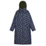 Fresh floral blue / dark olive