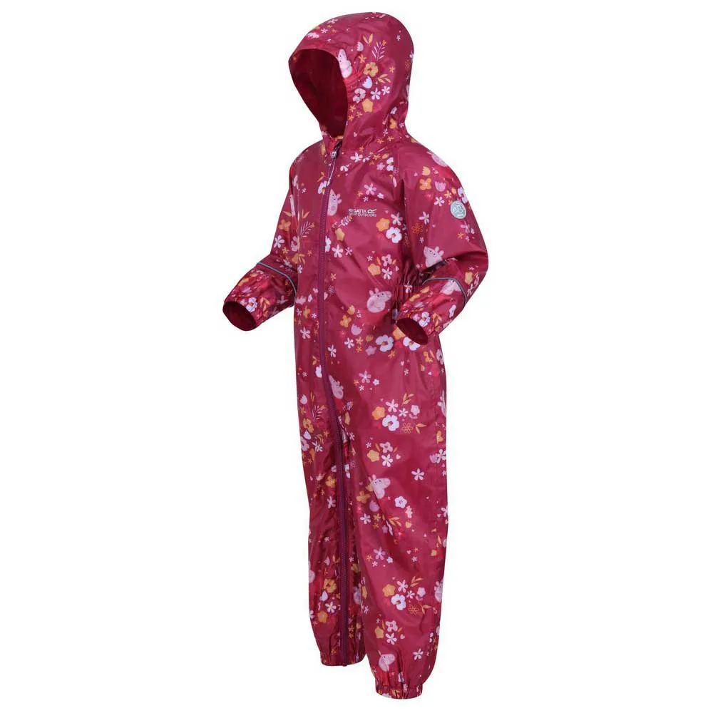 Regatta Peppa Pig Pobble Overall, Berry pink / autumn, 3-4Y