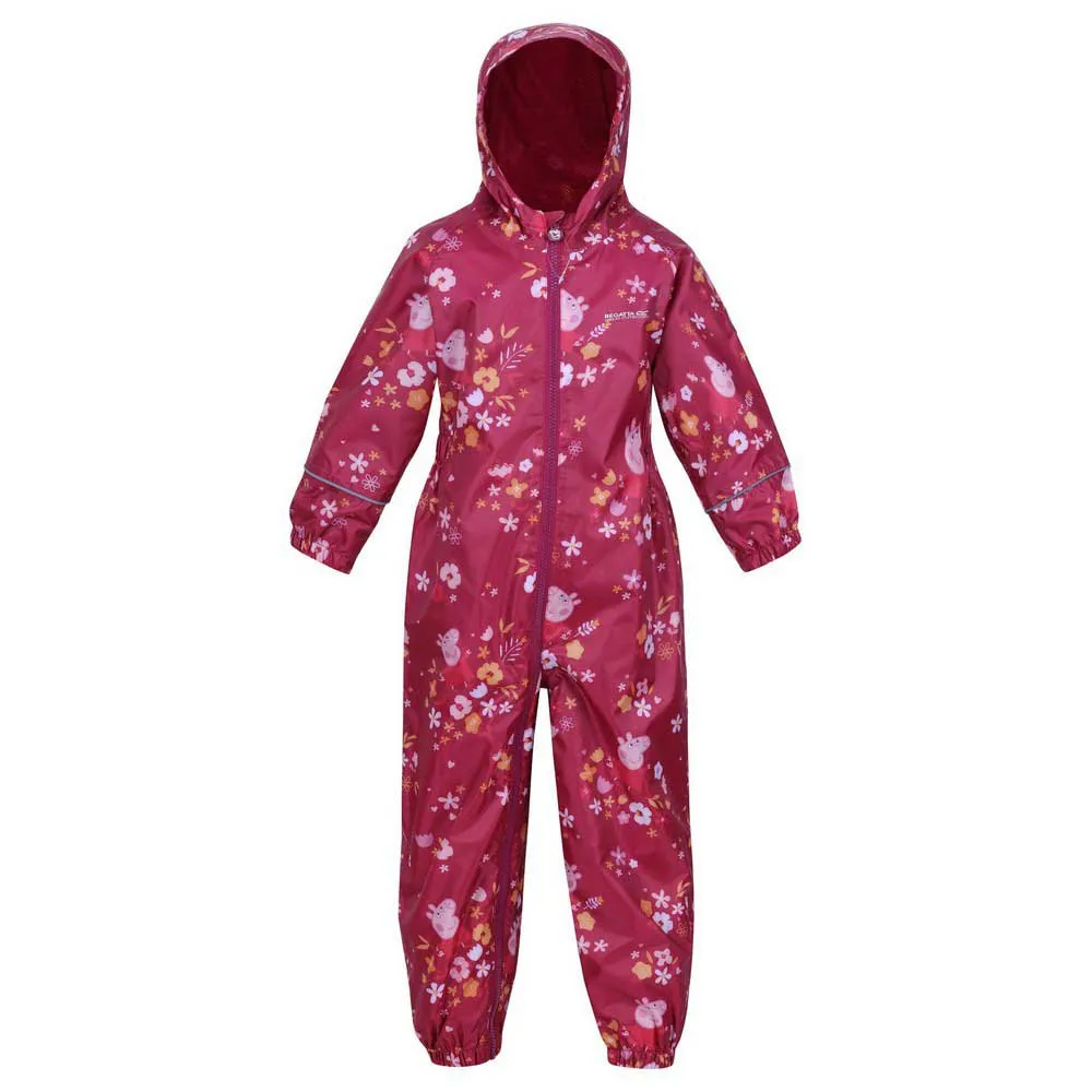 Regatta Peppa Pig Pobble Overall, Berry pink / autumn, 3-4Y
