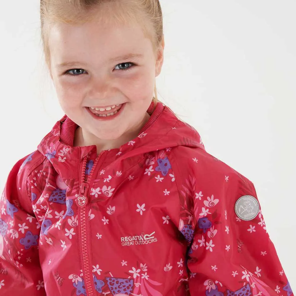 Regatta Peppa Pobble Overall, Pink fusion, 3-4Y