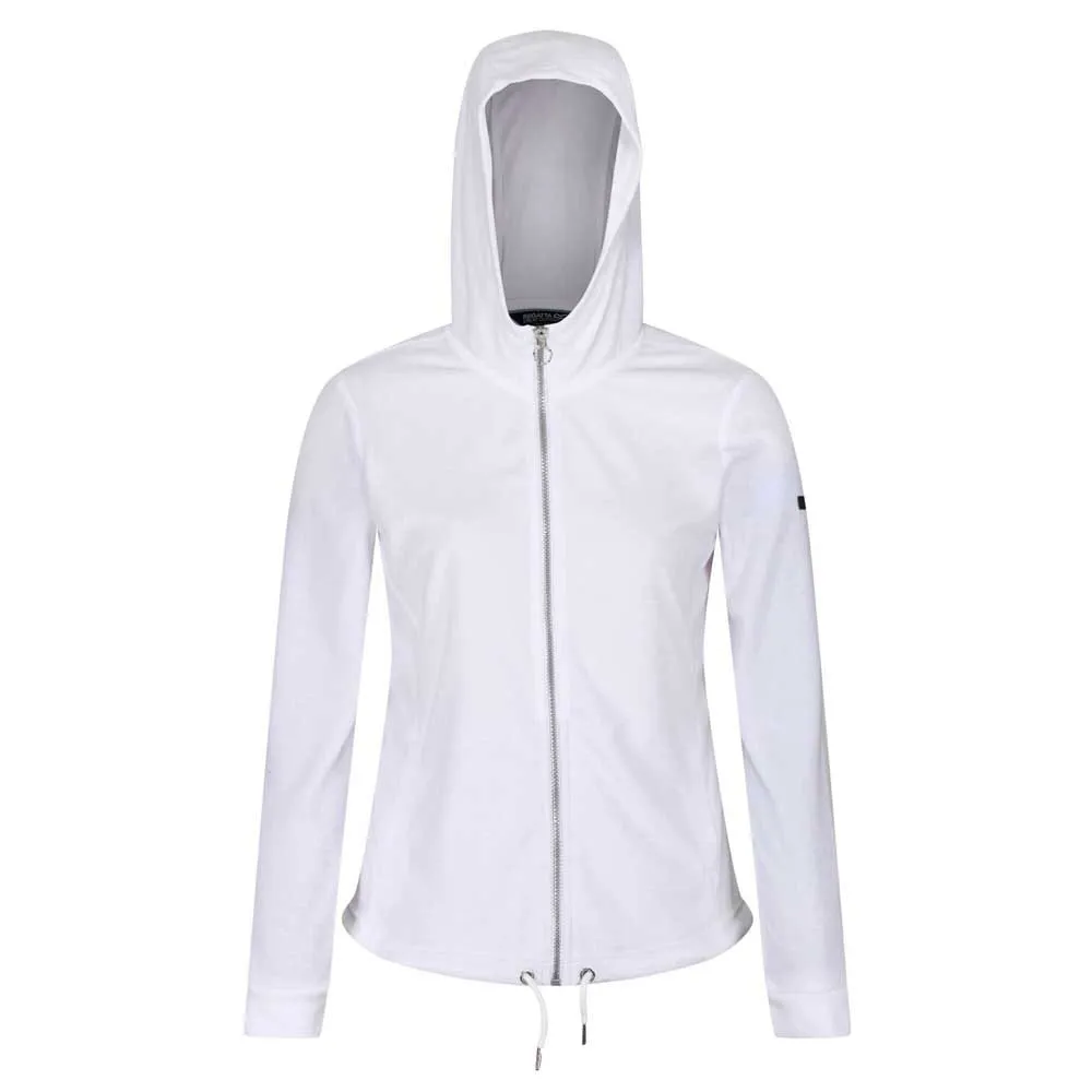 Regatta Ranielle Fleecejacka Med Huva, White