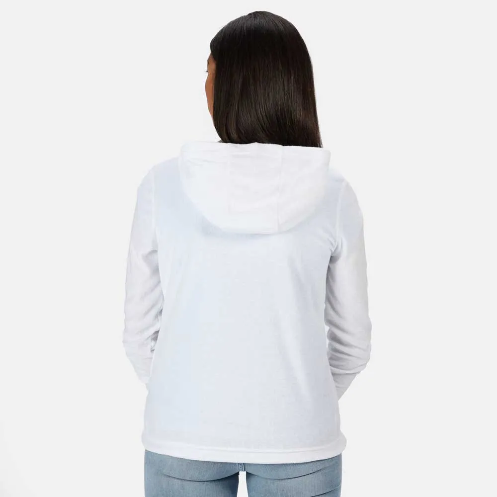 Regatta Ranielle Fleecejacka Med Huva, White