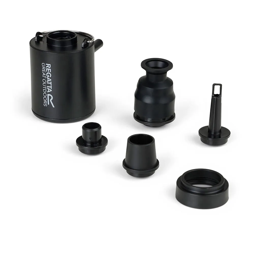 Regatta Recharge Mini Elektrisk Luftpump, Black