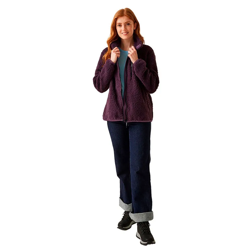Regatta Ria Fleecejacka Med Dragkedja, Deep plum