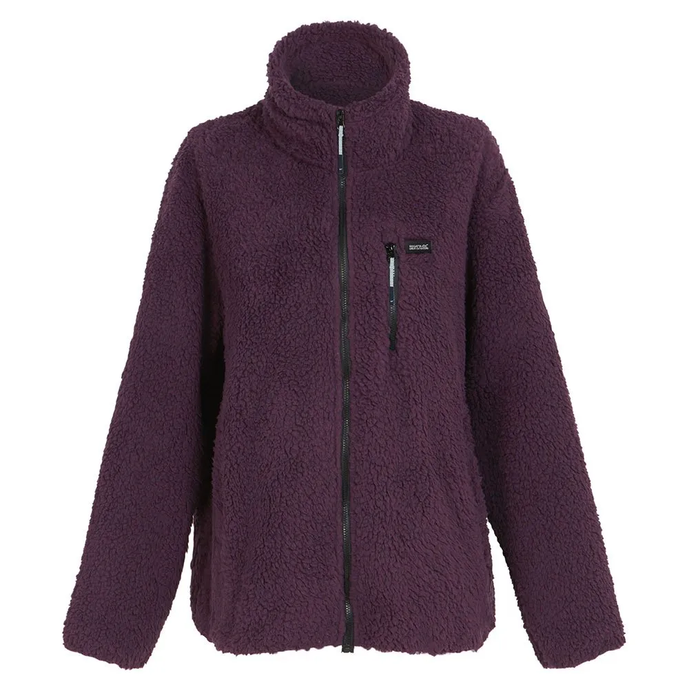 Regatta Ria Fleecejacka Med Dragkedja, Deep plum