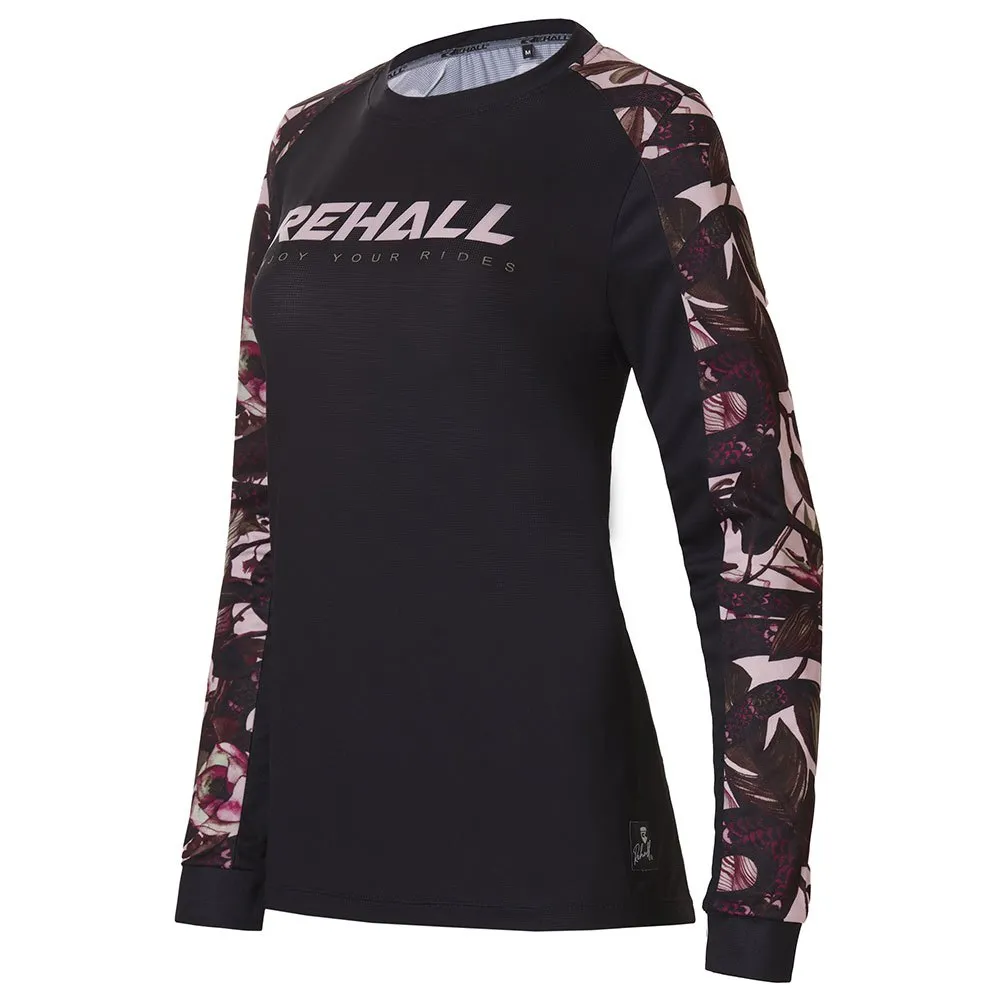 Rehall Laury-r Långärmad Endurotröja, Burgundy, XXL