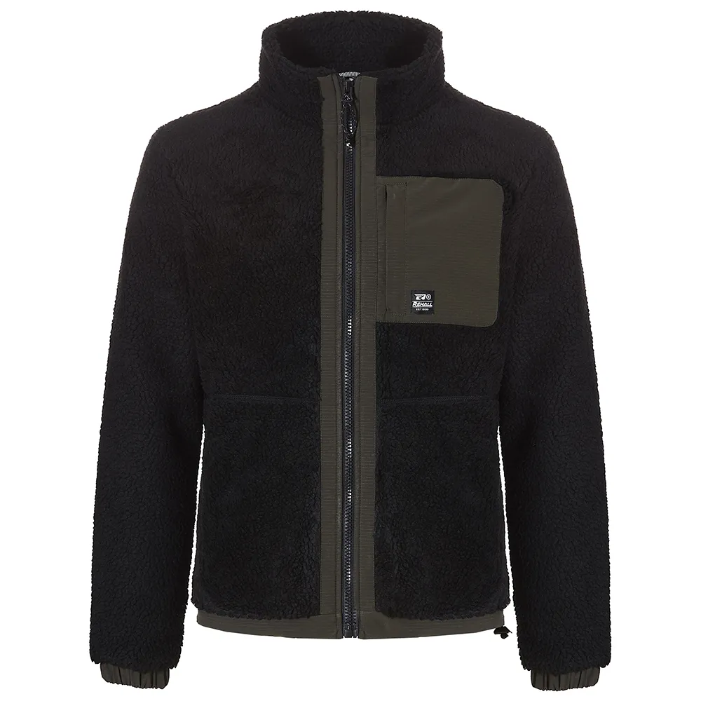 Rehall Ritchall-r Fleecejacka Med Dragkedja, Black